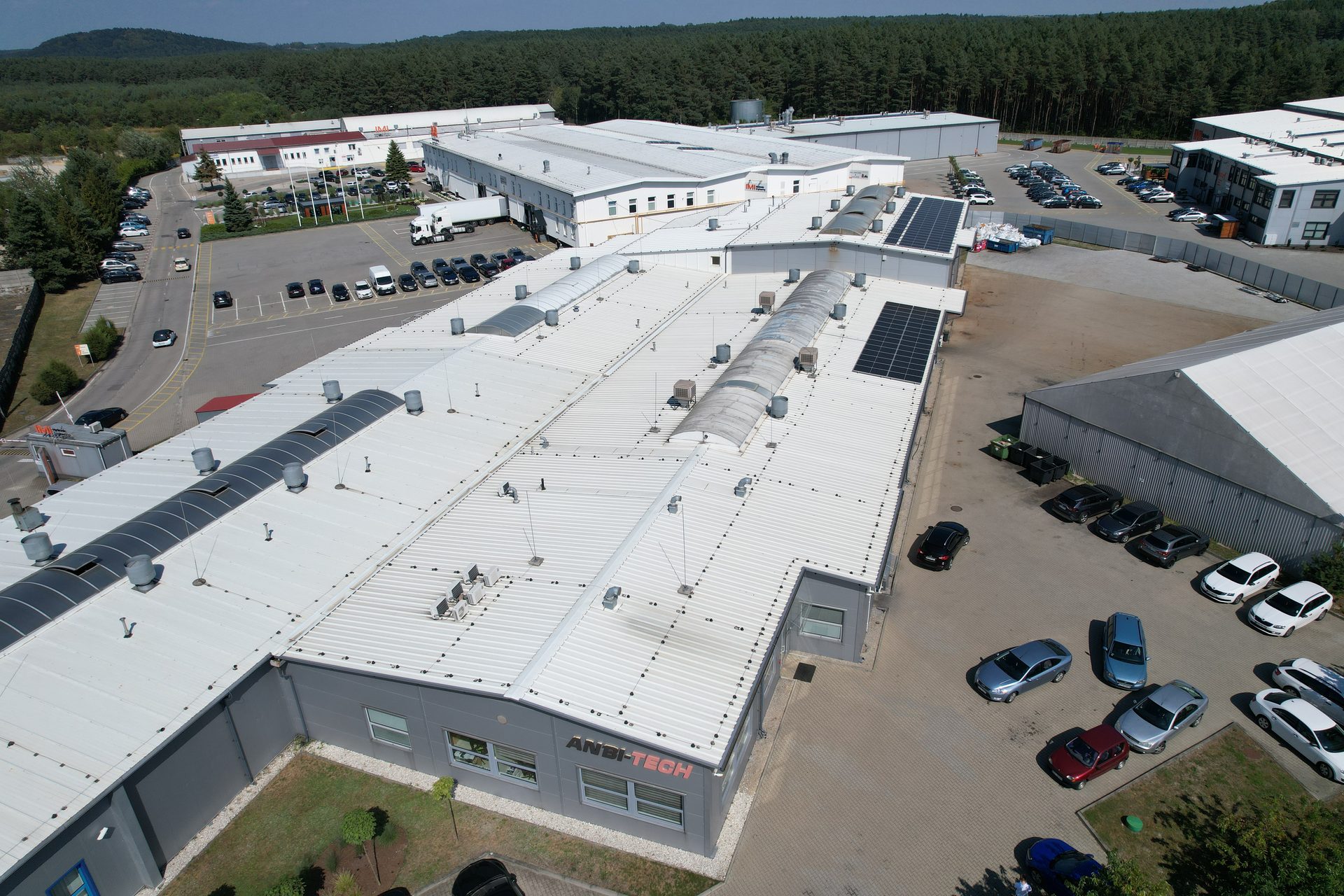 Anbi-Tech – production hall in Olewin near Olkusz, Poland